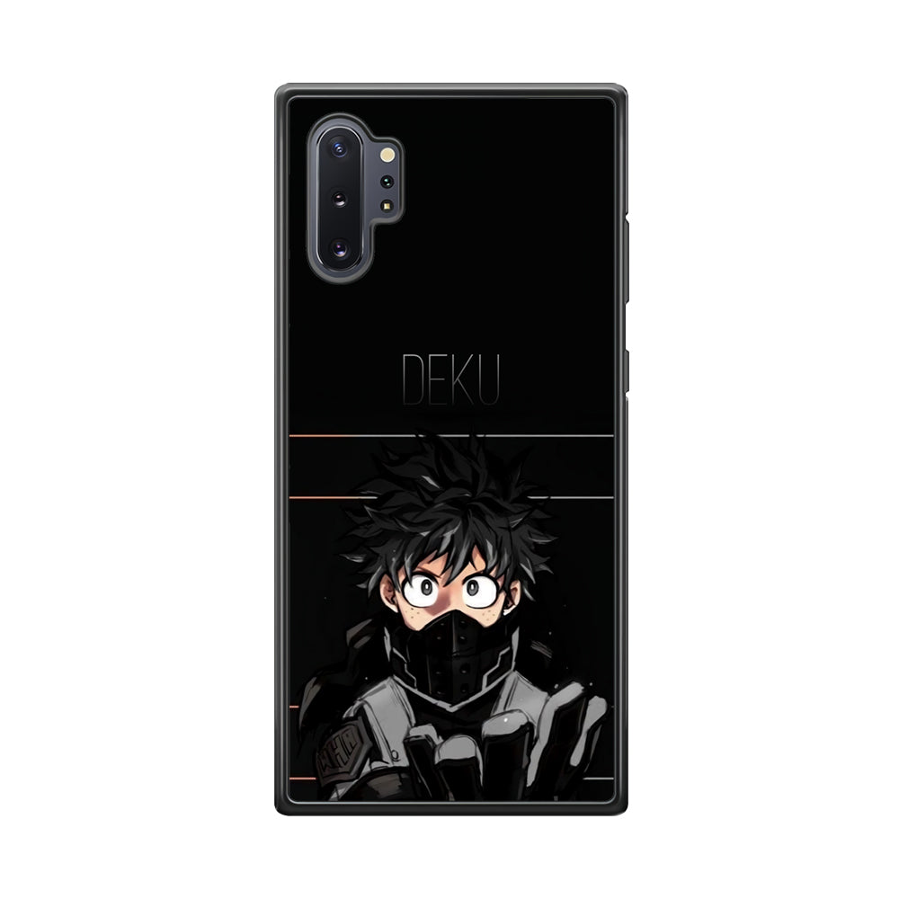 My Hero Academia Deku in Black Samsung Galaxy Note 10 Plus Case