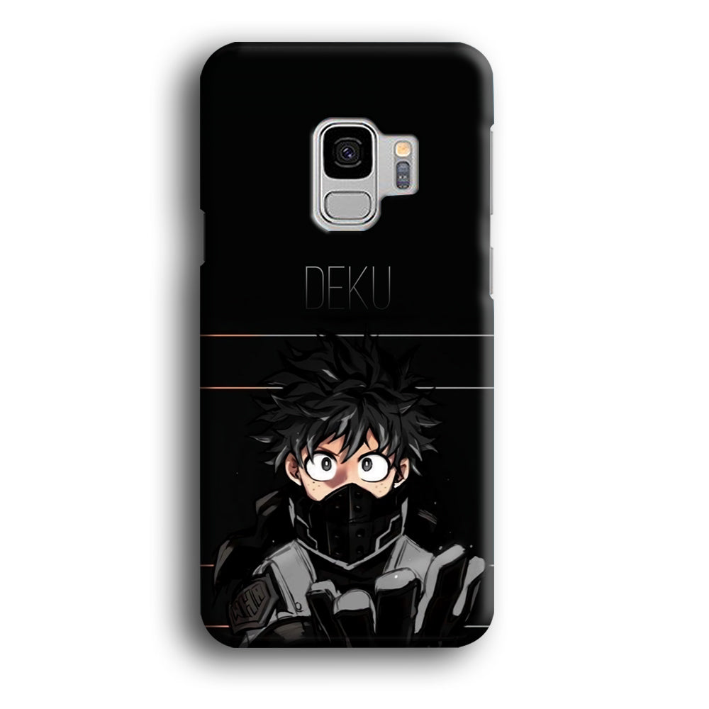 My Hero Academia Deku in Black Samsung Galaxy S9 Case
