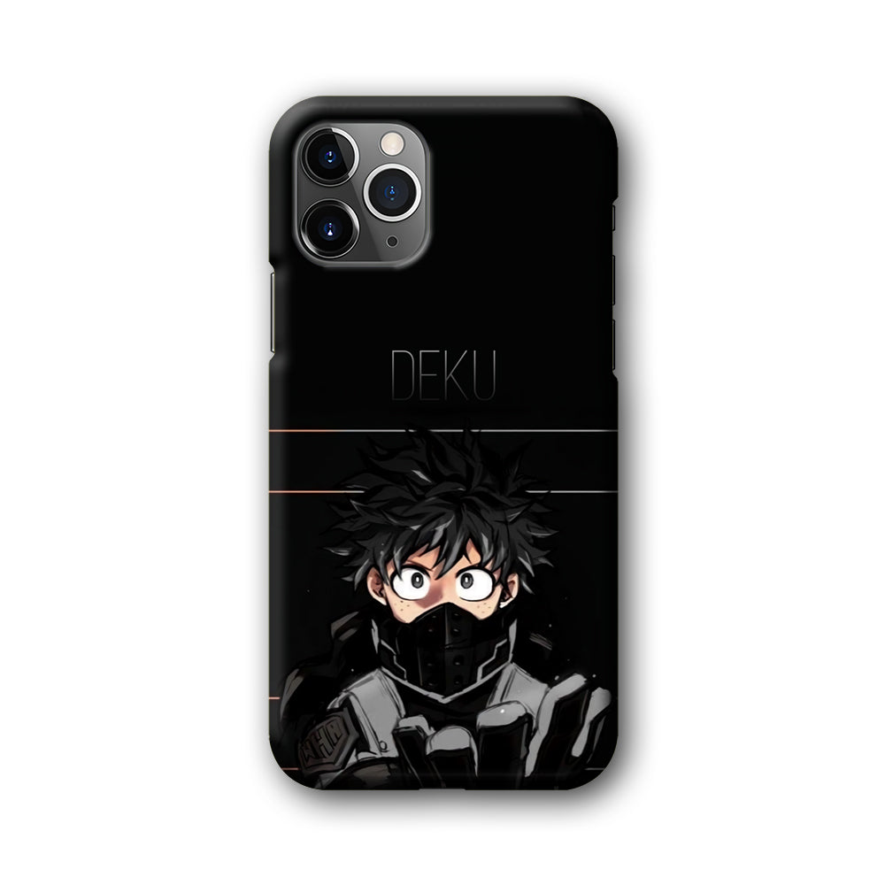 My Hero Academia Deku in Black iPhone 11 Pro Case
