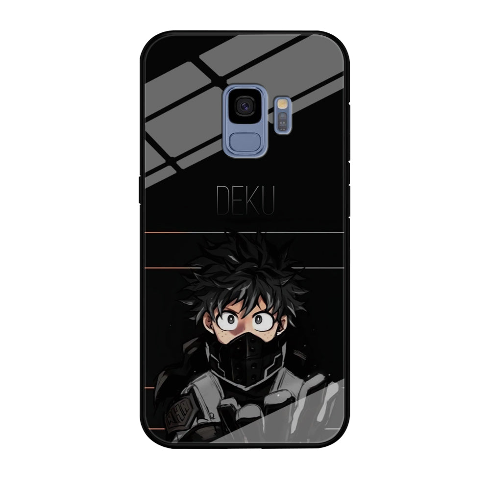 My Hero Academia Deku in Black Samsung Galaxy S9 Case