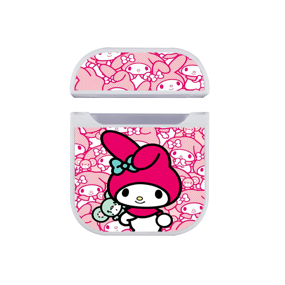 My Melody Doodle Apple Airpods Case White