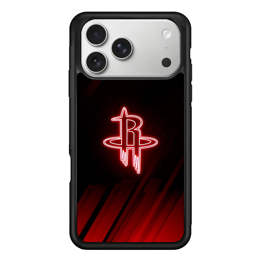 NBA Houston Rockets Red Aura iPhone 17 Pro Case