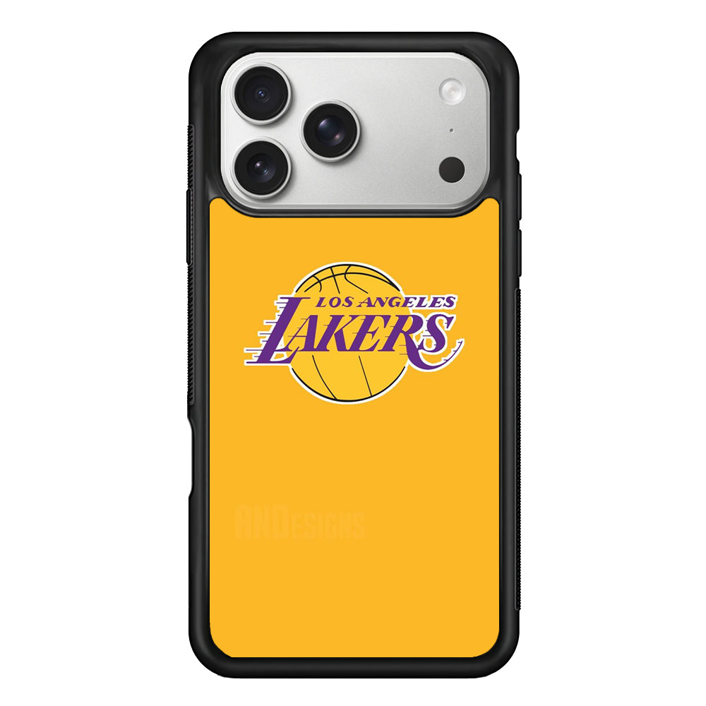 NBA Los Angeles Lakers Yellow iPhone 17 Pro Case