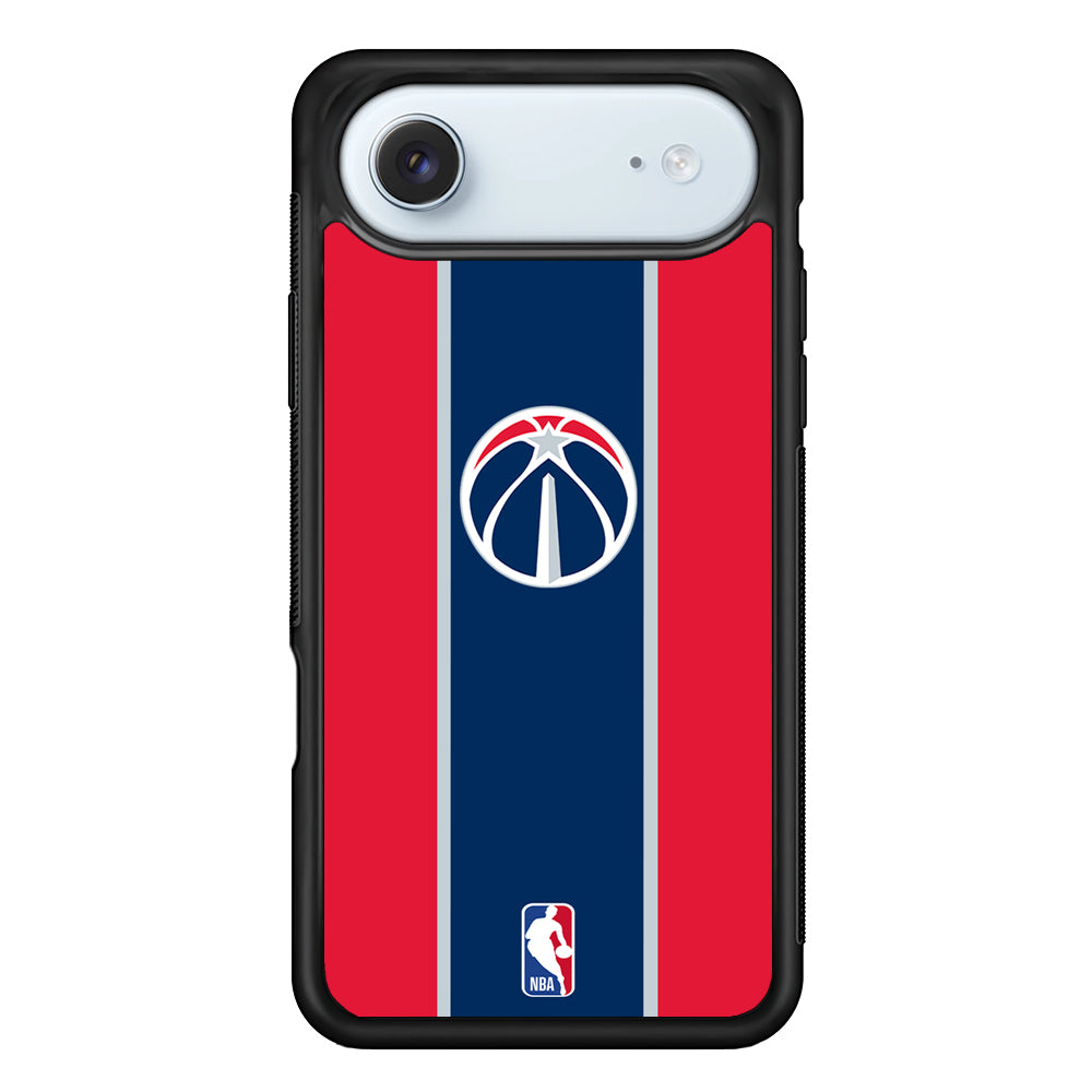 NBA Washington Wizards Logo Stripe Colours iPhone 17 Air Case