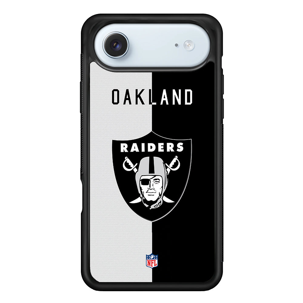 NFL The Oakland Raiders B&W Side iPhone 17 Air Case