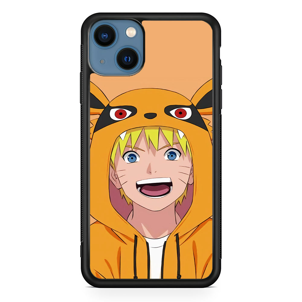 Naruto Cute With Kyubi Jacket iPhone 14 Plus Case - Carneyforia