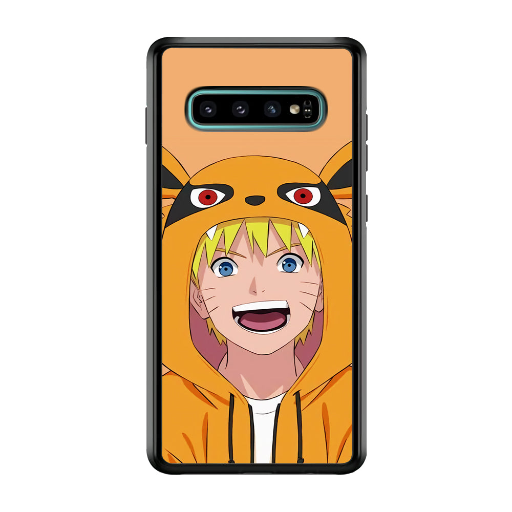 Naruto Cute With Kyubi Jacket Samsung Galaxy S10 Case