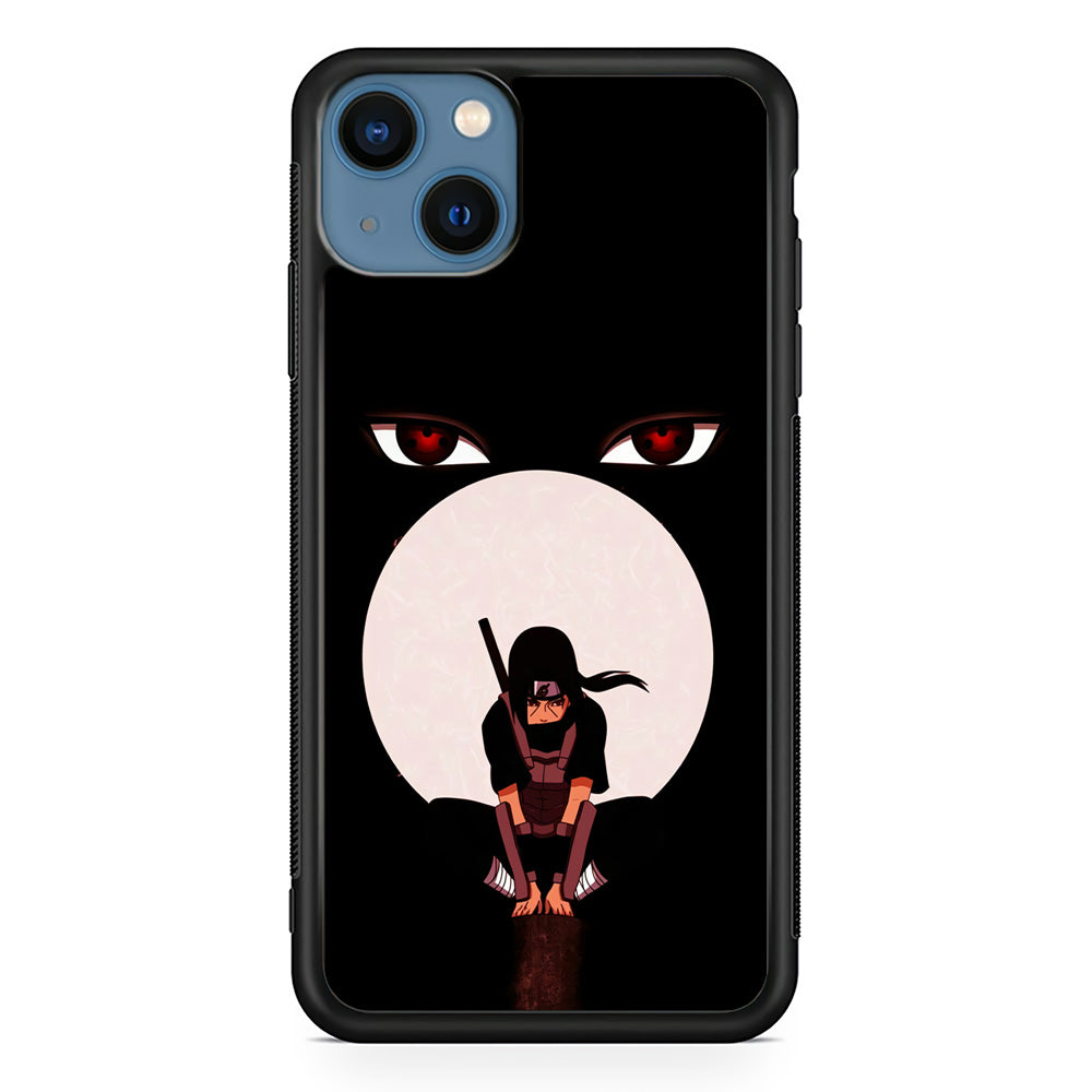 Naruto Blood Moon of Uchiha iPhone 14 Plus Case - Carneyforia