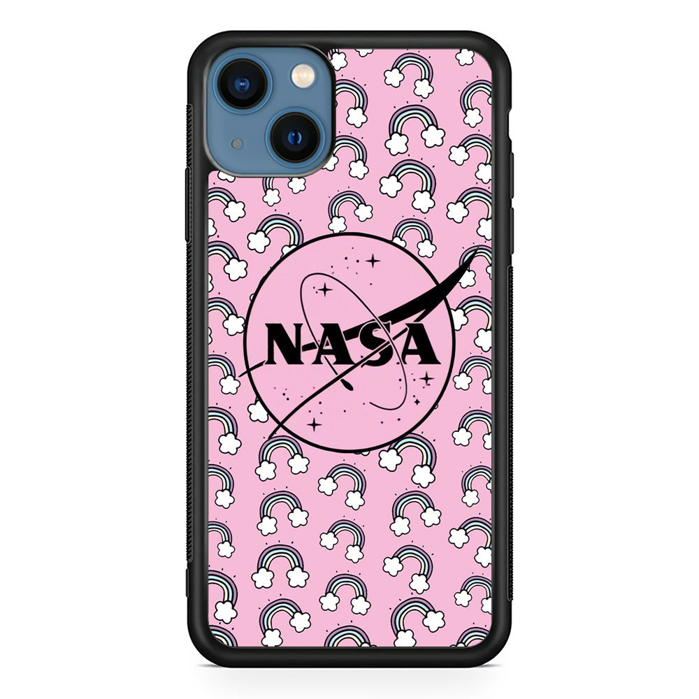 Nasa and Rainbow Features iPhone 14 Plus Case - Carneyforia