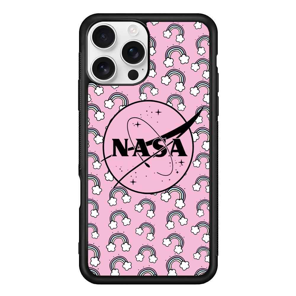 Nasa and Rainbow Features iPhone 16 Pro Max Case