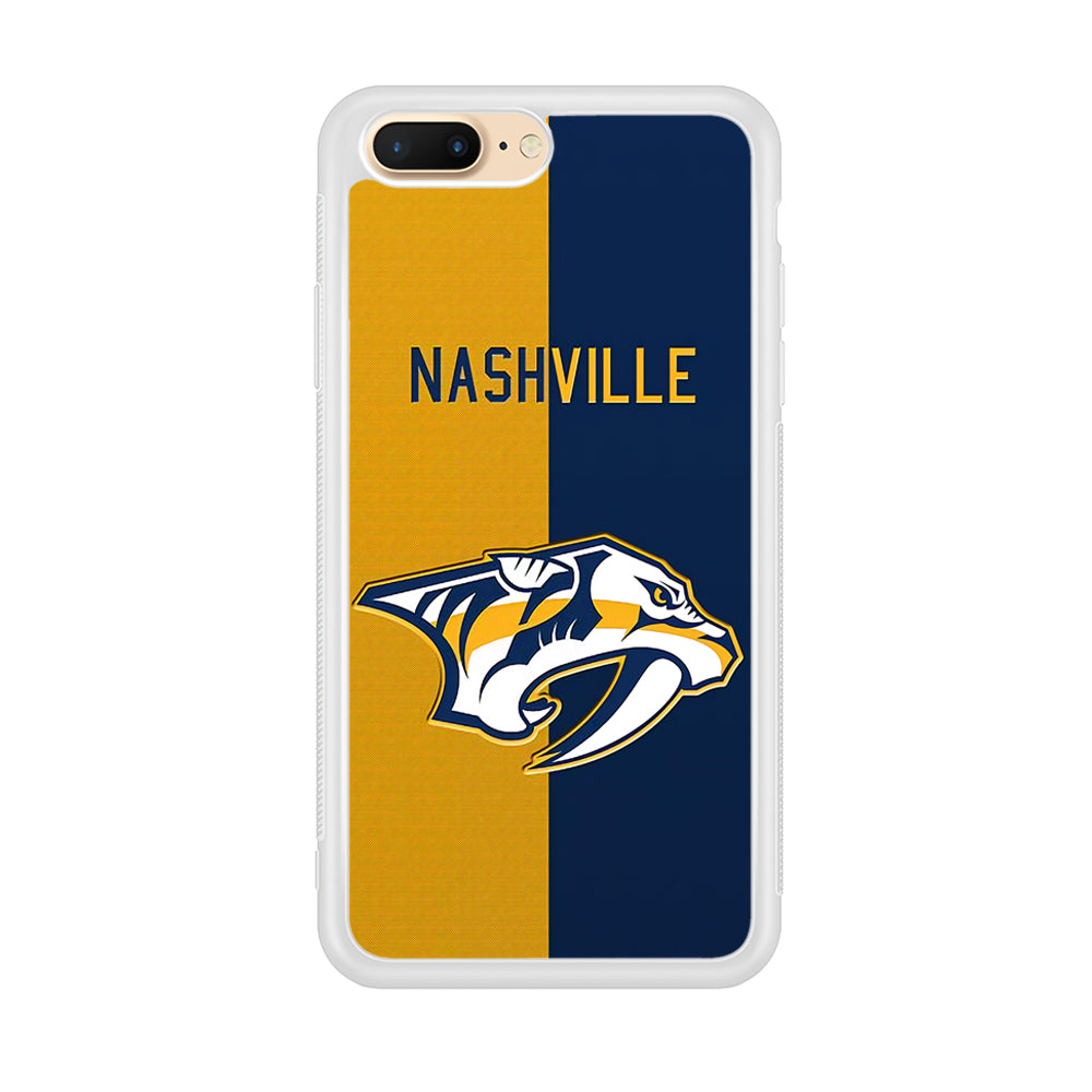 Nashville Predators Two Side Colour iPhone 8 Plus Case
