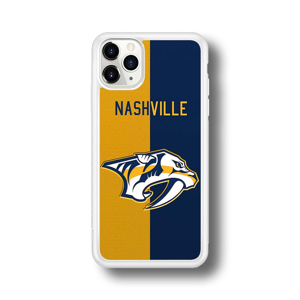 Nashville Predators Two Side Colour iPhone 11 Pro Max Case
