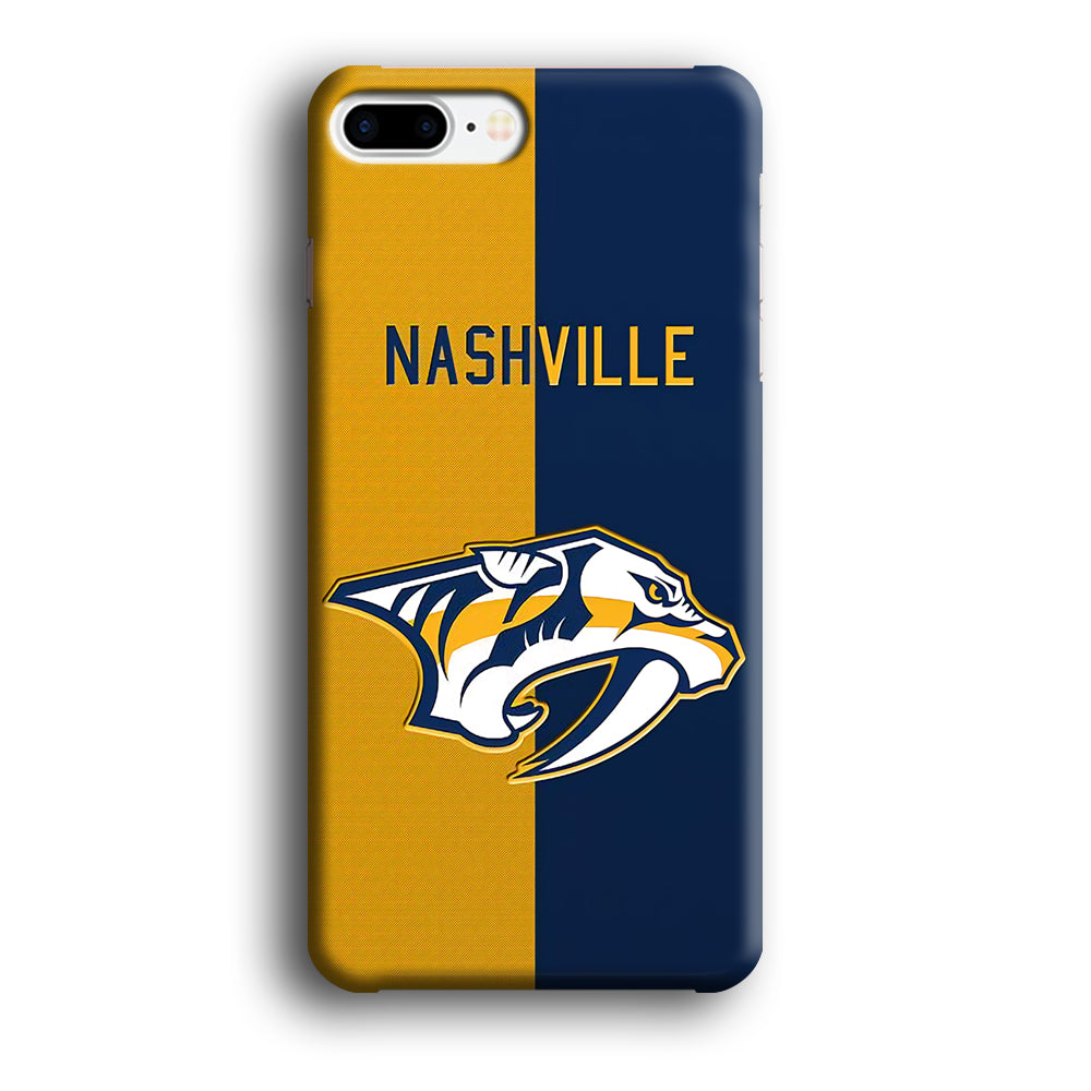 Nashville Predators Two Side Colour iPhone 8 Plus Case