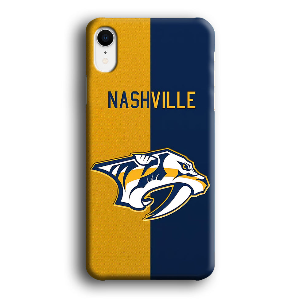 Nashville Predators Two Side Colour iPhone XR Case