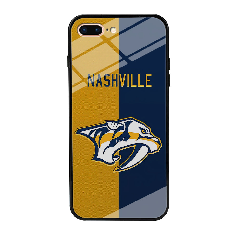Nashville Predators Two Side Colour iPhone 8 Plus Case