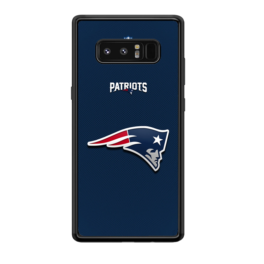 New England Patriots Letter on Jersey Samsung Galaxy Note 8 Case