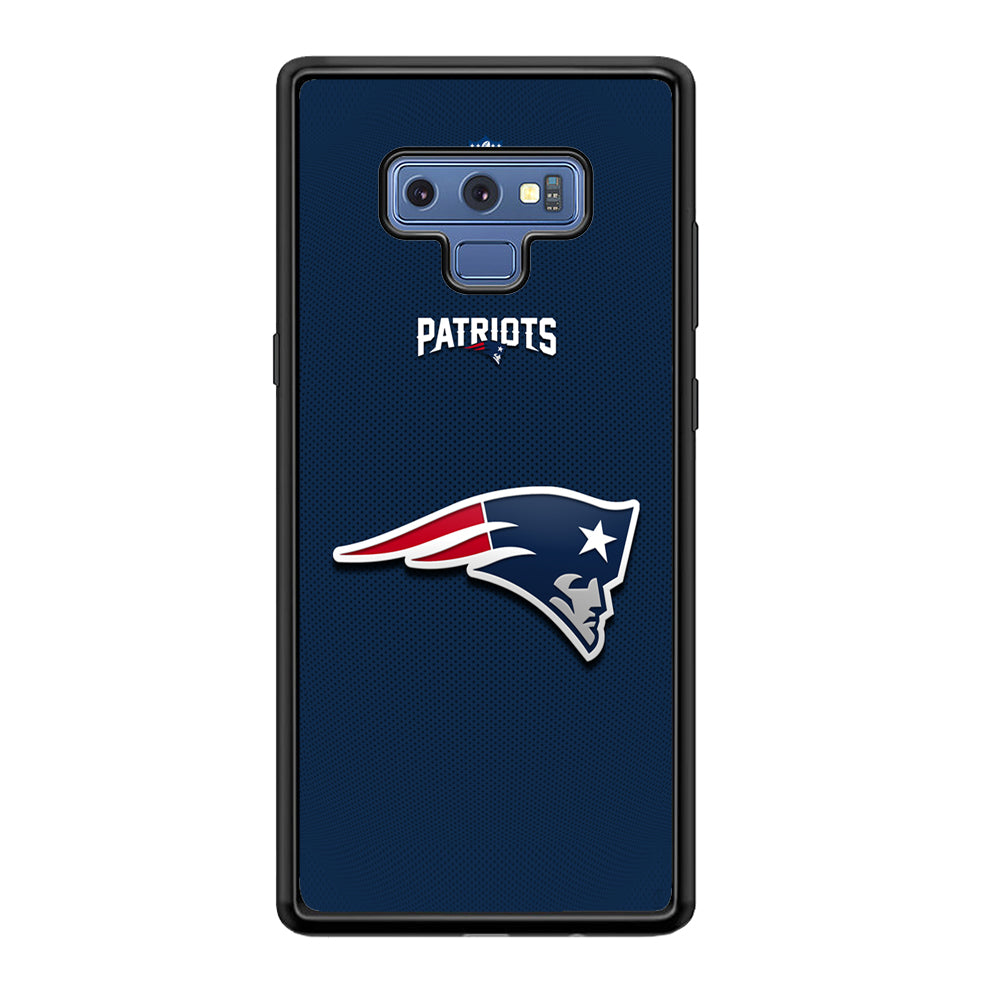 New England Patriots Letter on Jersey Samsung Galaxy Note 9 Case
