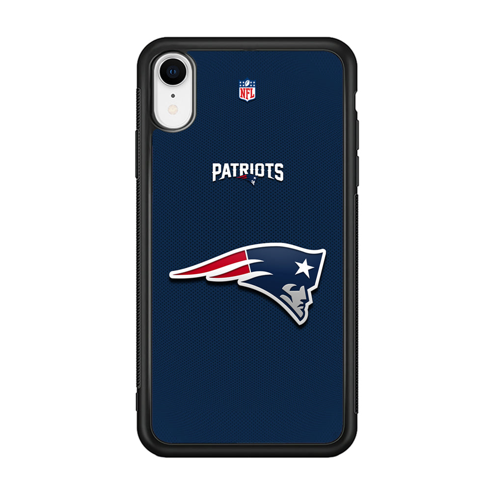 New England Patriots Letter on Jersey iPhone XR Case
