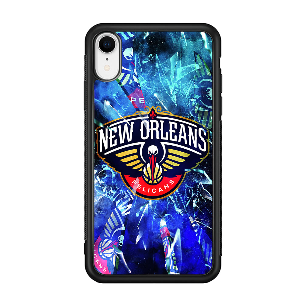 New Orleans Pelicans Pieces Of Logo iPhone XR Case
