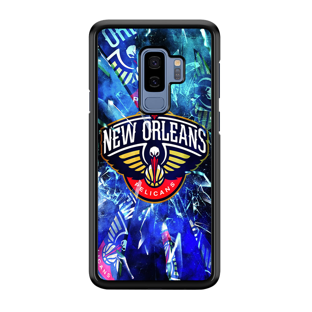 New Orleans Pelicans Pieces Of Logo Samsung Galaxy S9 Plus Case