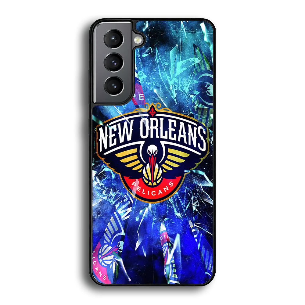 New Orleans Pelicans Pieces Of Logo Samsung Galaxy S21 Plus Case - Carneyforia