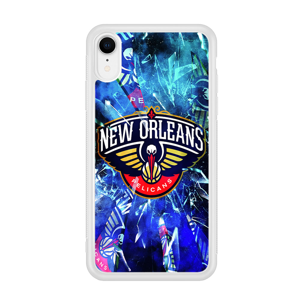 New Orleans Pelicans Pieces Of Logo iPhone XR Case