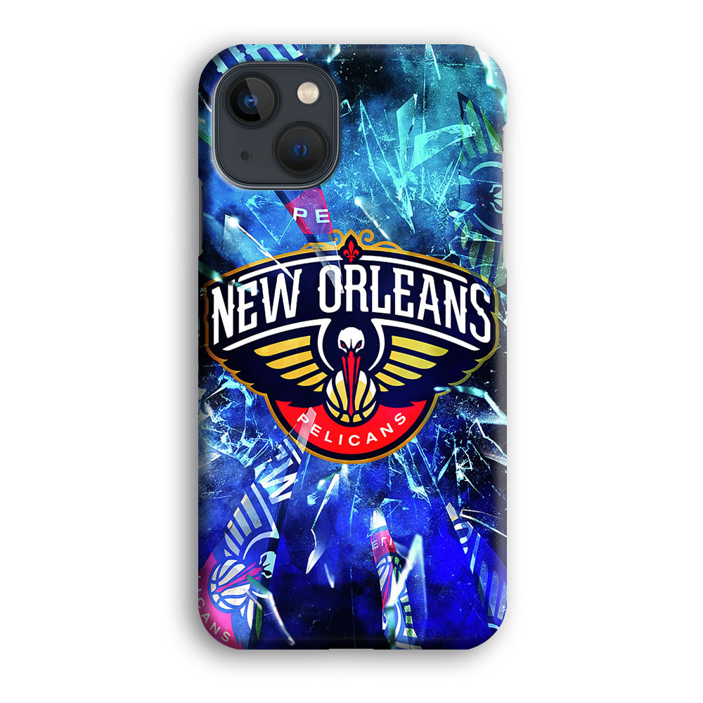 New Orleans Pelicans Pieces Of Logo iPhone 13 Case
