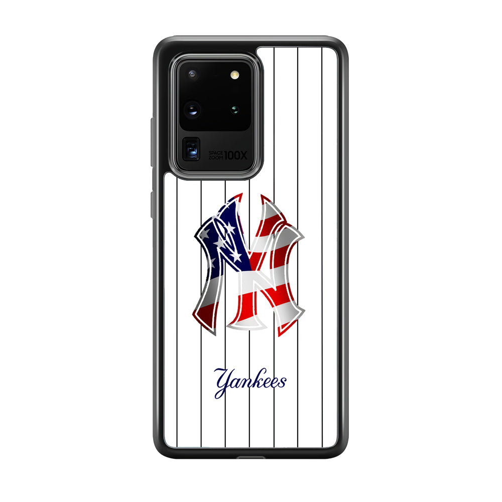 New York Yankees Flag Adaptation Samsung Galaxy S20 Ultra Case