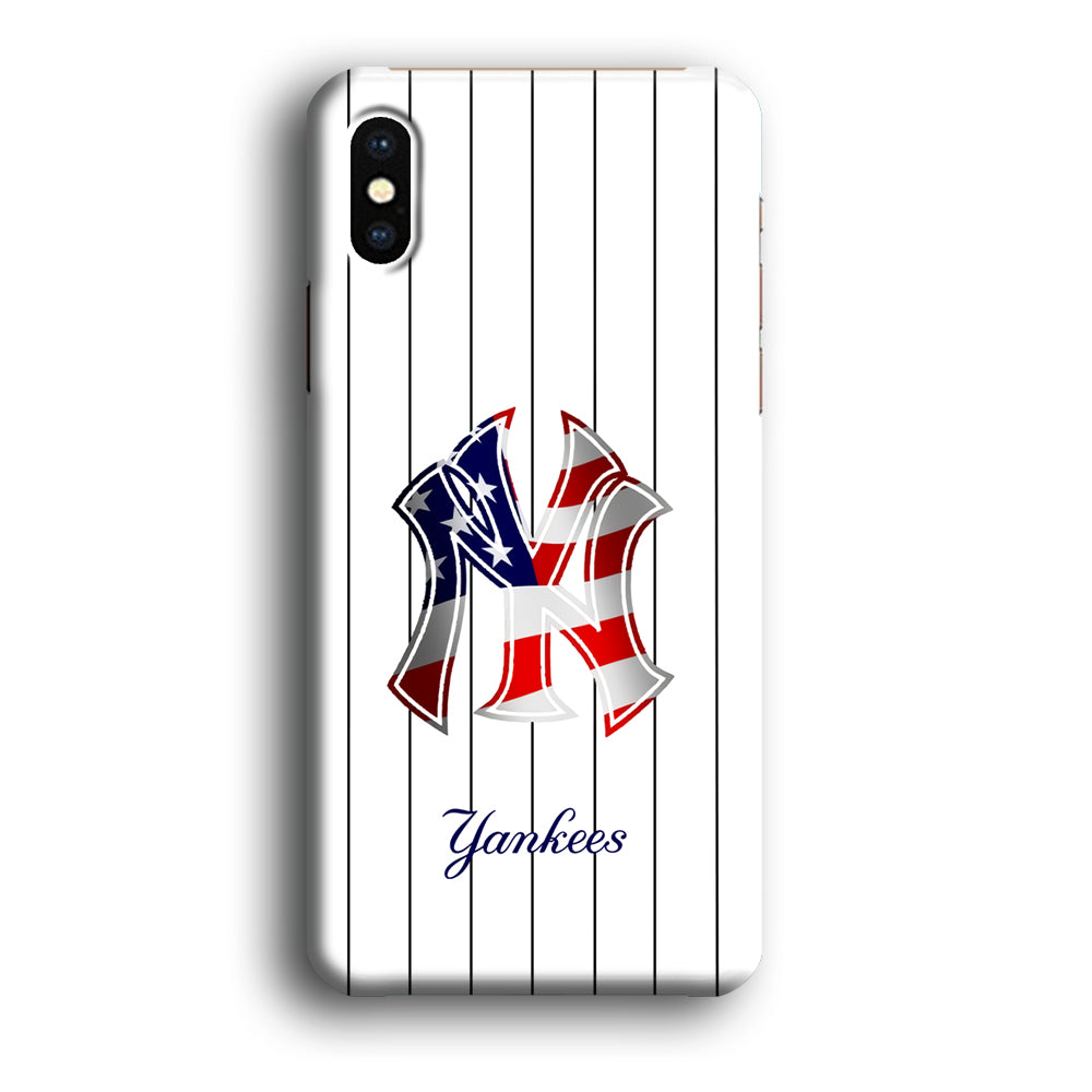 New York Yankees Flag Adaptation iPhone X Case