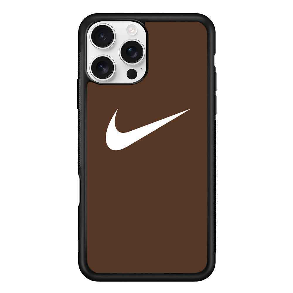 Nike Dark Chocolate Simple iPhone 16 Pro Case