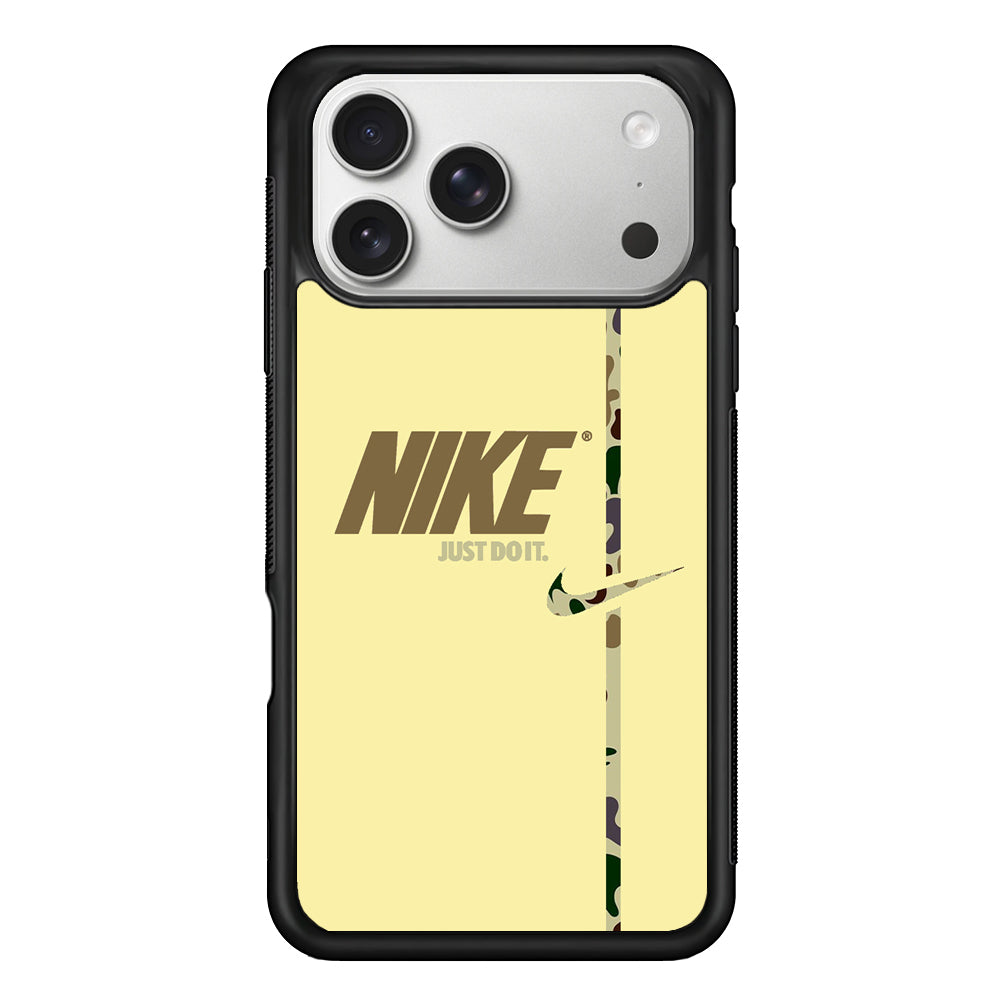 Nike Desert Camo iPhone 17 Pro Max Case