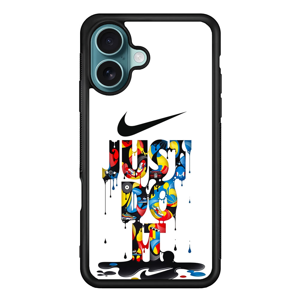 Nike Just Do It Paint Art iPhone 16 Case