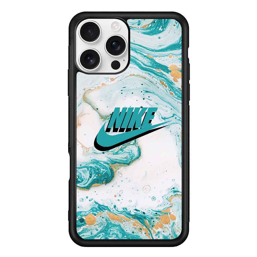 Nike Shadow in Blue Marble iPhone 16 Pro Case
