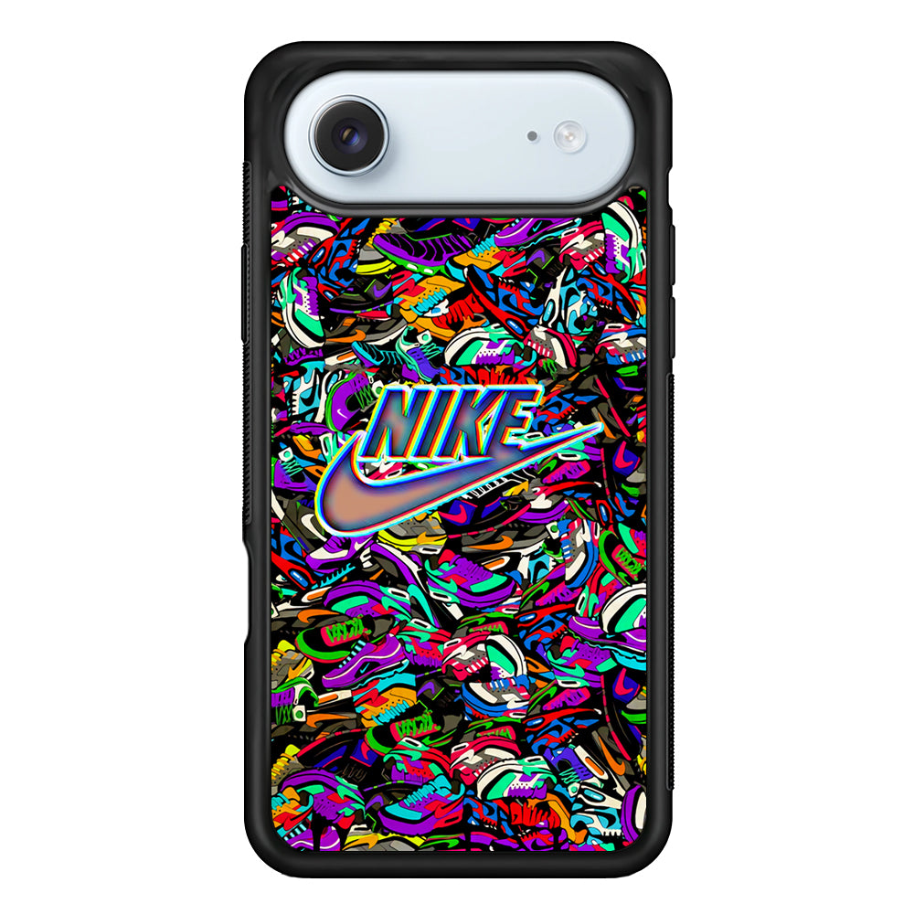 Nike Shiny Emblem in Doodle Art iPhone 17 Air Case