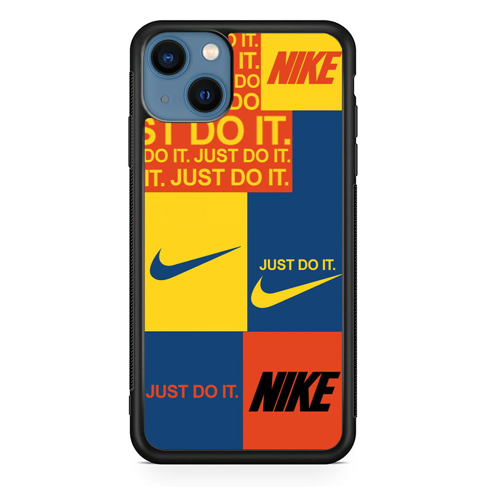 Nike Square Colour iPhone 15 Plus Case - Carneyforia