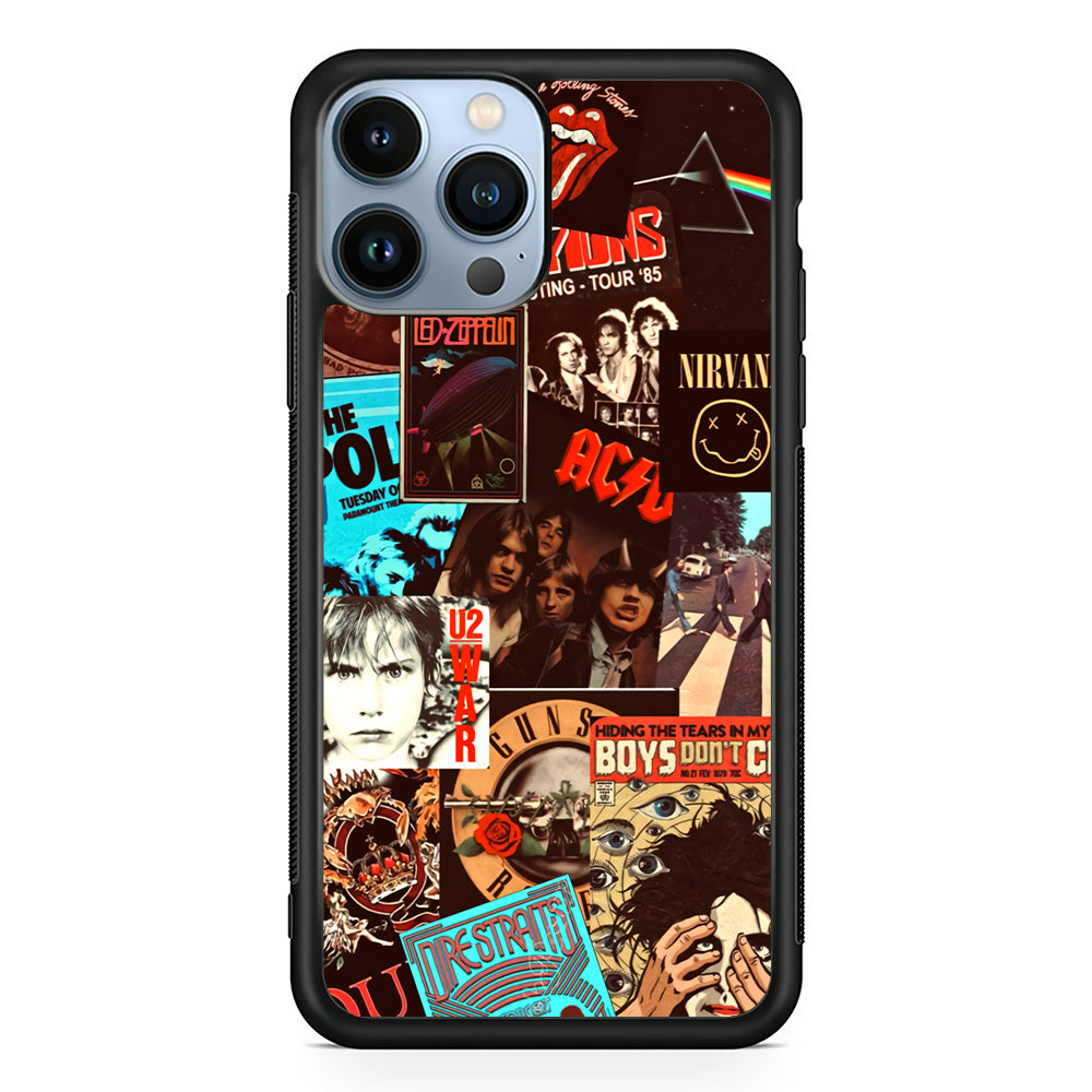Old Poster of Rock's iPhone 15 Pro Case - Carneyforia