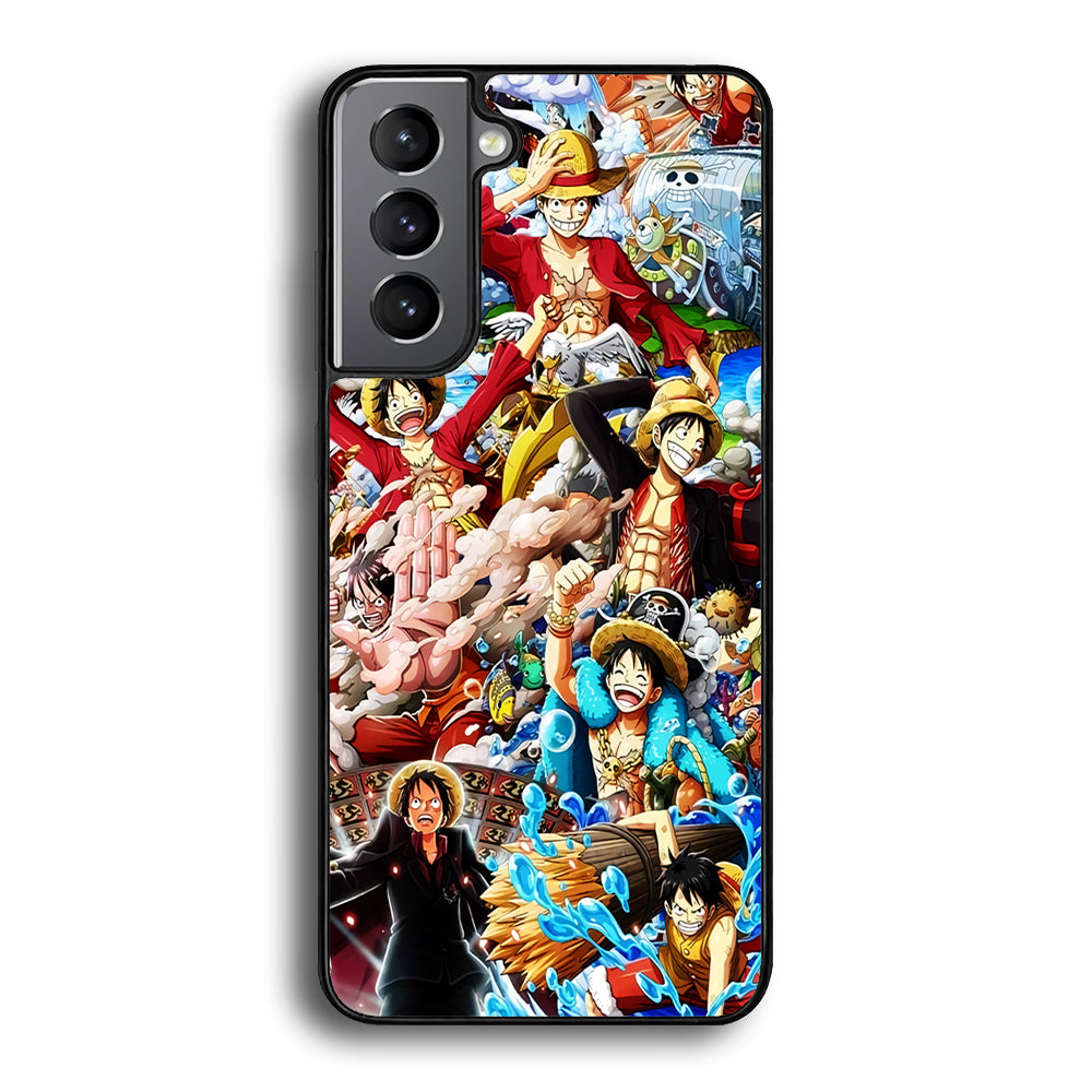 One Piece Luffy Slice Of Moment Samsung Galaxy S21 Case - Carneyforia
