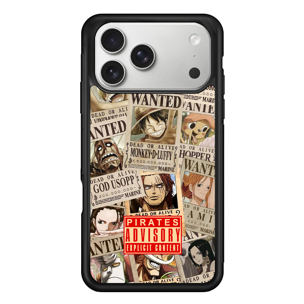 One Piece Pirates Advisory iPhone 17 Pro Case