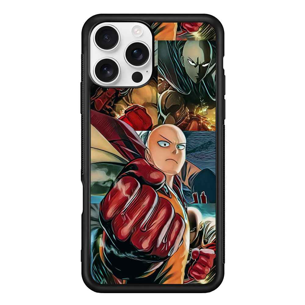 One Punch Man No Time to Smile iPhone 16 Pro Case