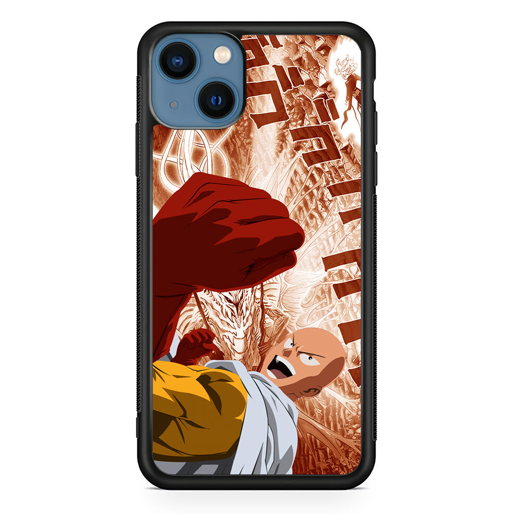 One Punch Man Spirit Shout iPhone 14 Plus Case - Carneyforia