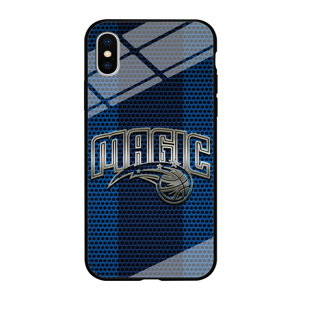 Orlando Magic Team Stripe Pattern iPhone X Case