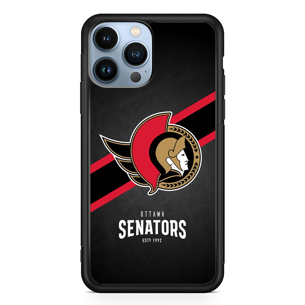 Ottawa Senators Team iPhone 15 Pro Case - Carneyforia