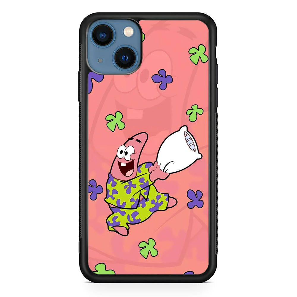 Patrick Star Sleeping Time iPhone 15 Case - Carneyforia