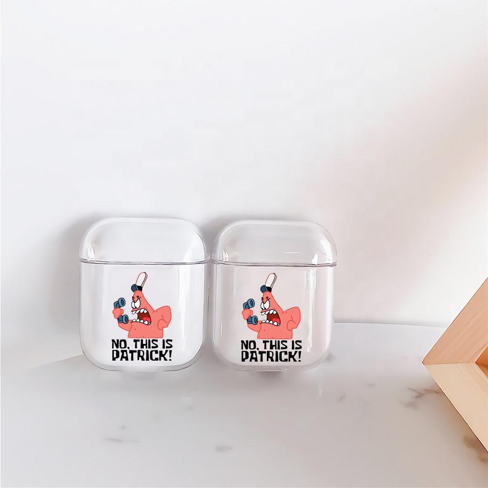 Patrick Krusty Krab Call Center Apple Airpods Clear Case