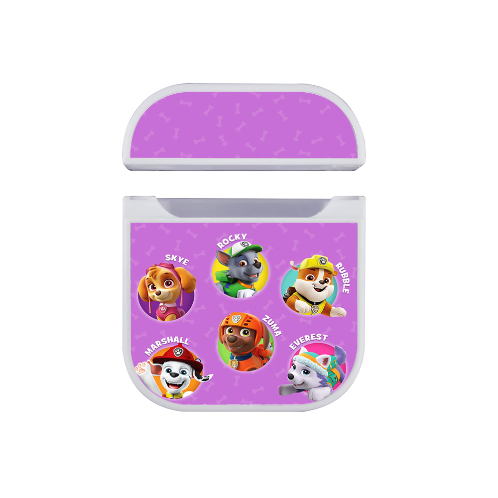 Paw Patrol All Character Apple Airpods Case White