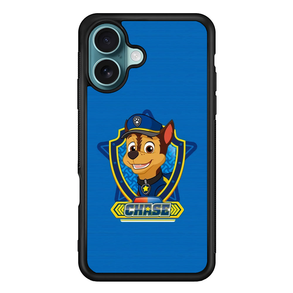 Paw Patrol Chase Photo Frame iPhone 16 Case