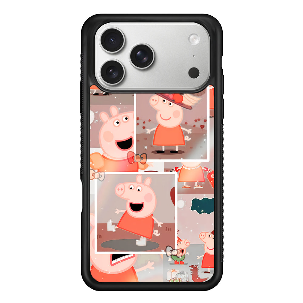 Peppa Pig Aesthetic In Frame iPhone 17 Pro Case