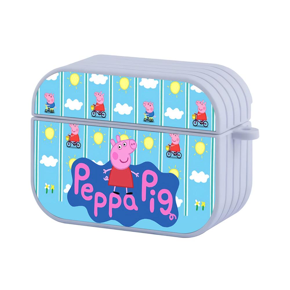 Peppa Pig Painting The Day Apple Airpods Pro Case White