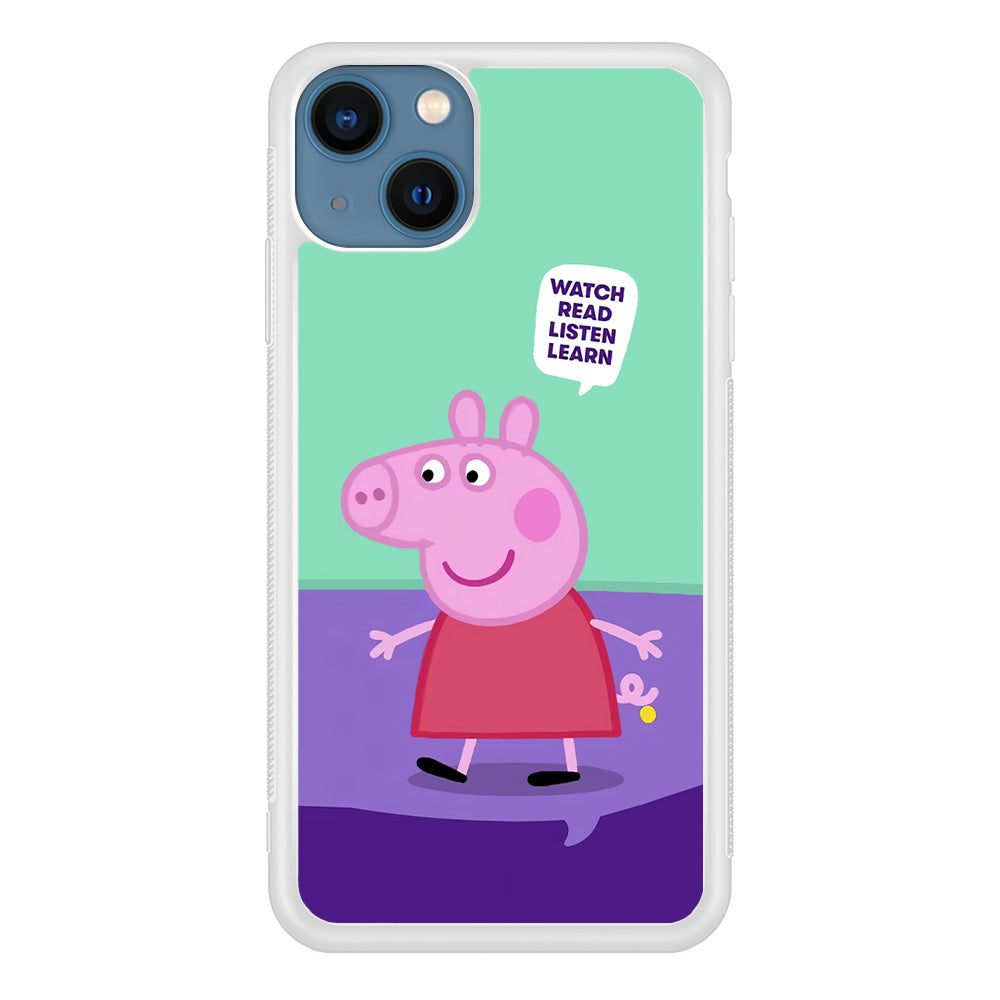 Peppa Pig Ready to Study iPhone 13 Case