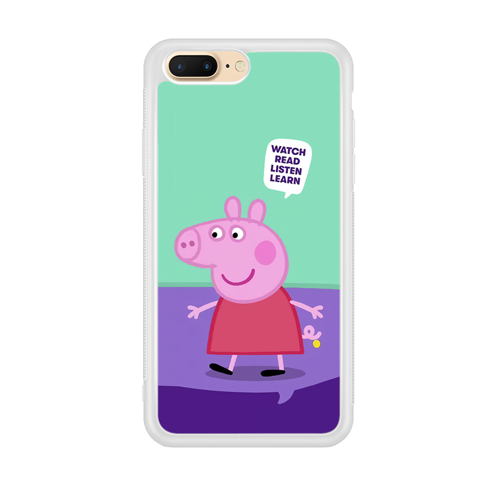 Peppa Pig Ready to Study iPhone 8 Plus Case
